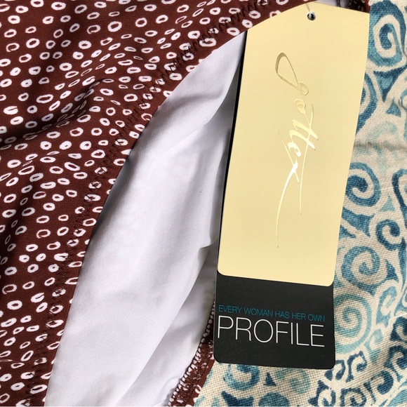 Profile by Gottex Bubbles High Waist Bikini Bottom 14 - Picture 3 of 9